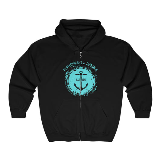 Traditional Full Zip Newfoundland Hoodie