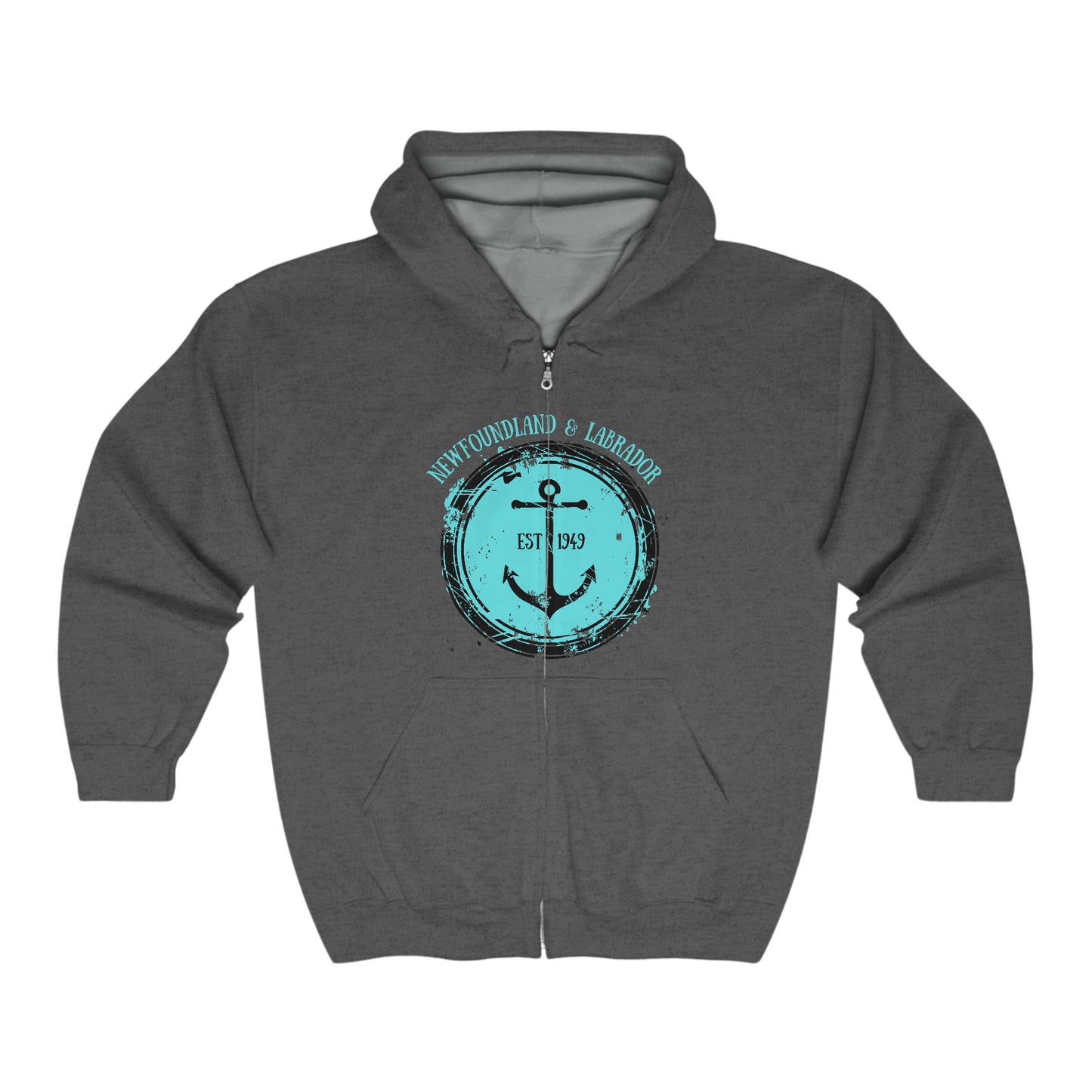 Traditional Full Zip Newfoundland Hoodie