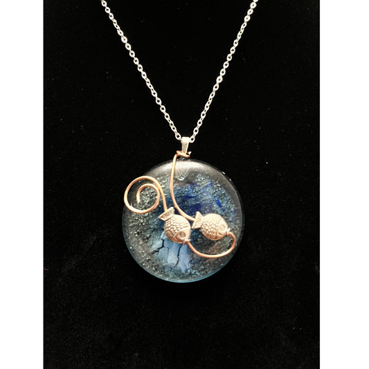 Fish Glass Necklace