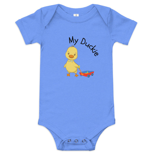 My Duckie Wagon Onesie