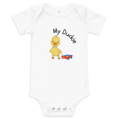 My Duckie Wagon Onesie