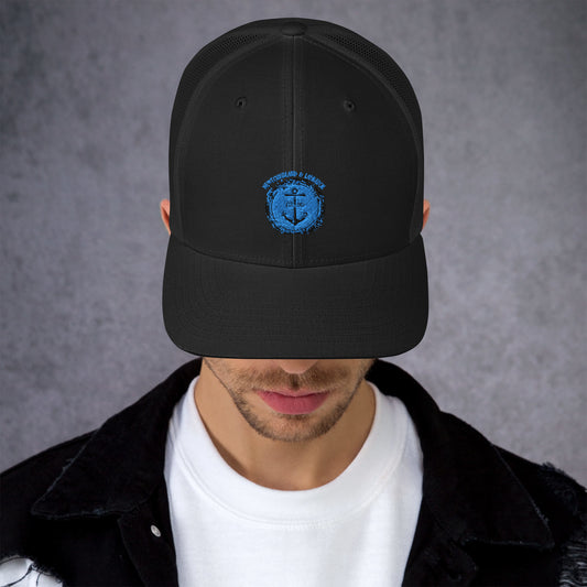 Blue Anchor Trucker Cap