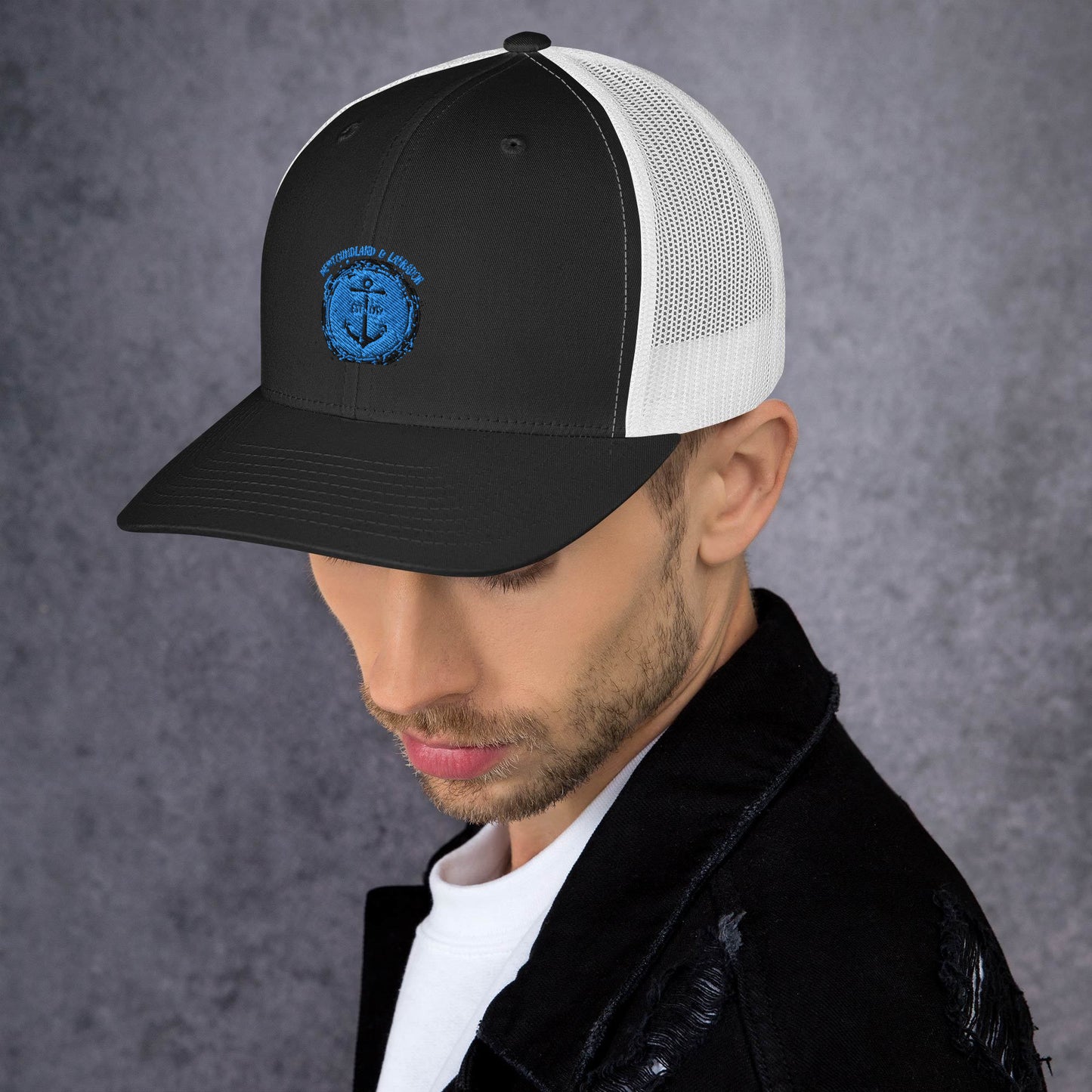 Blue Anchor Trucker Cap