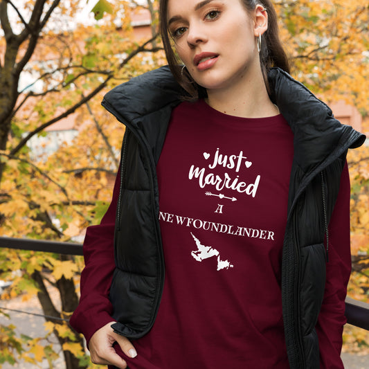 Just Married a Newfoundlander Long Sleeve