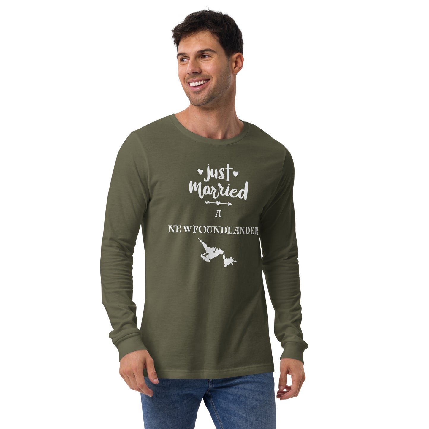 Just Married a Newfoundlander Long Sleeve