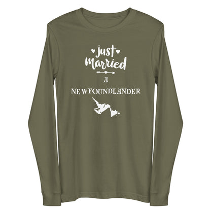 Just Married a Newfoundlander Long Sleeve