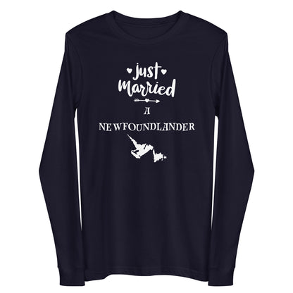 Just Married a Newfoundlander Long Sleeve