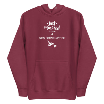 Just Married a Newfoundlander Hoodie