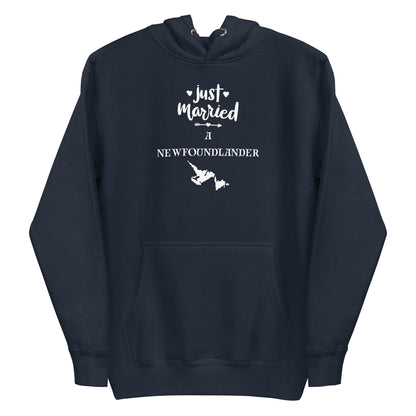 Just Married a Newfoundlander Hoodie