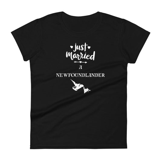 Just Married a Newfoundlander T-Shirt