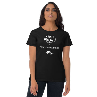 Just Married a Newfoundlander T-Shirt