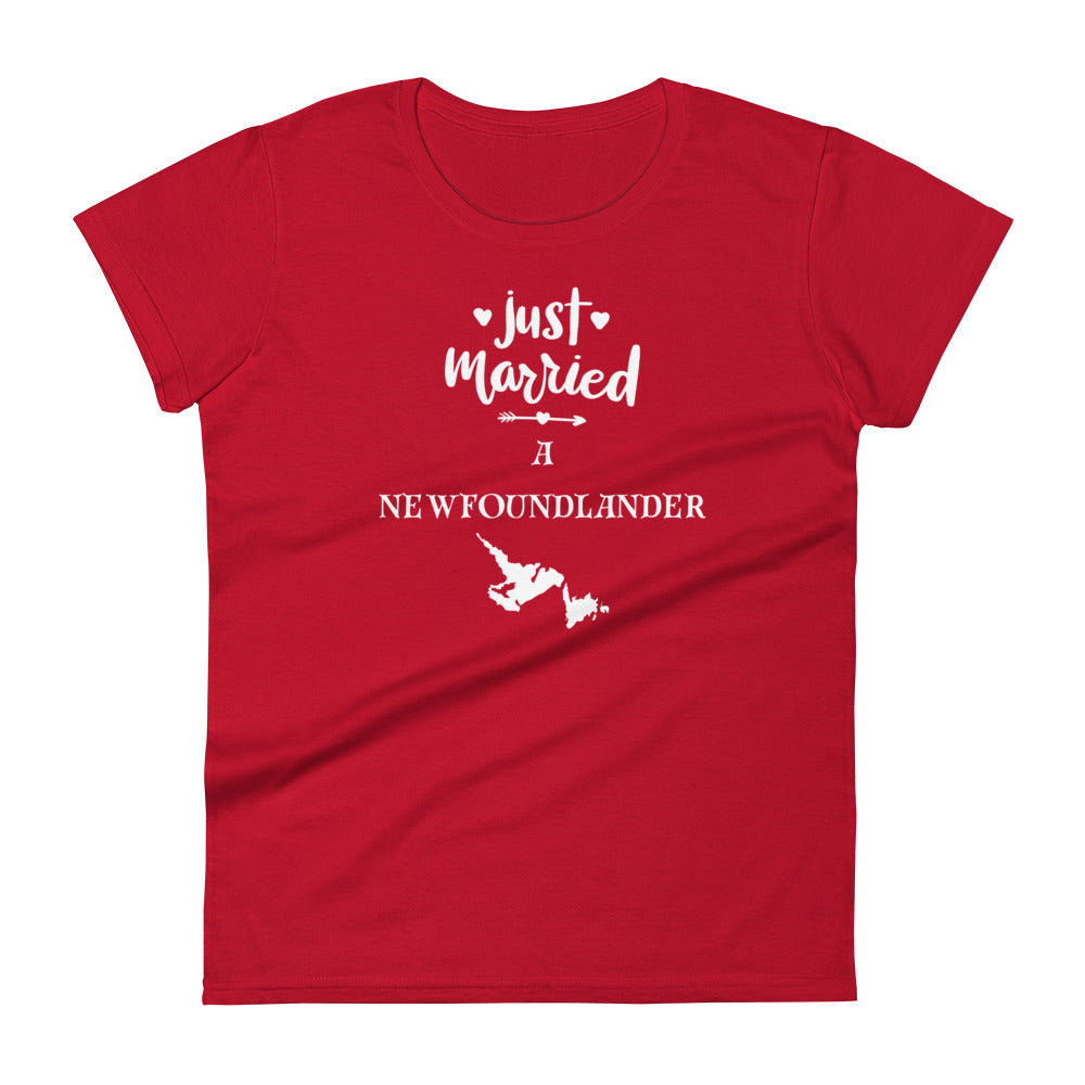 Just Married a Newfoundlander T-Shirt